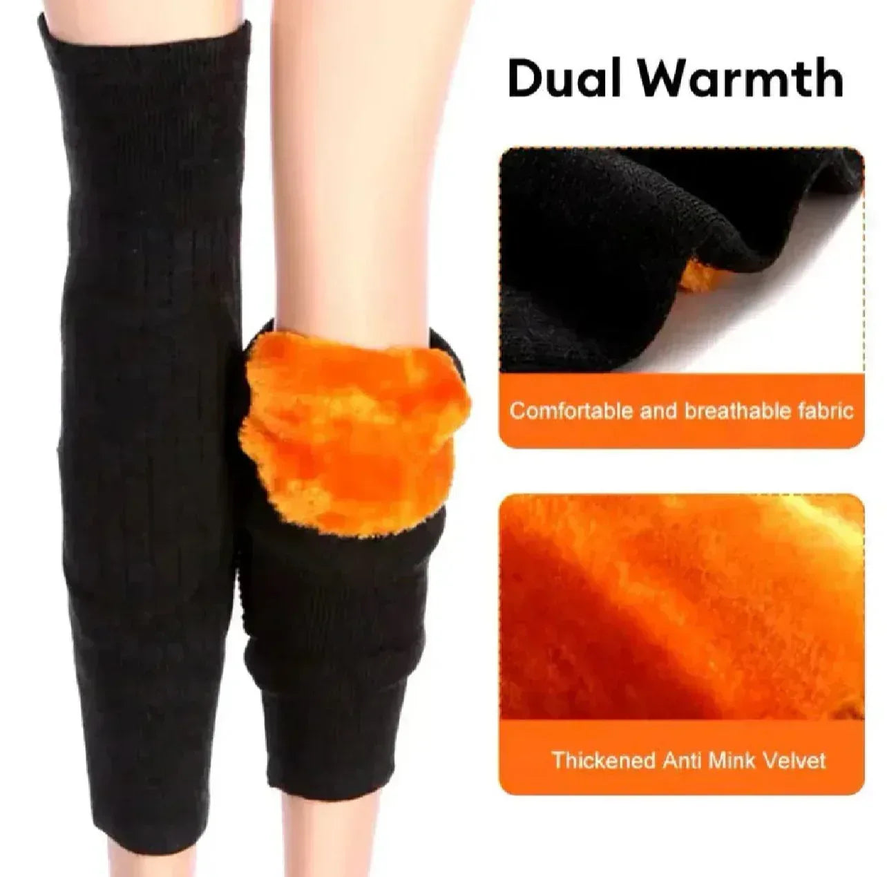 Knee Warmer – Woolen Blend Thermal Leg Warmers (Pair) - Choice Corner